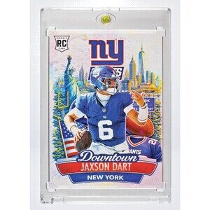 Jaxson Dart Rookie Custom Downtown Holographic Art Card | SSP Collectible